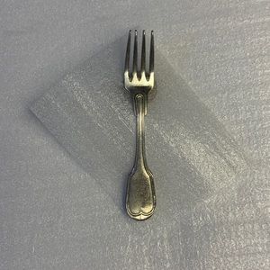 Chef Lapel Pin Fork Silver -Tone